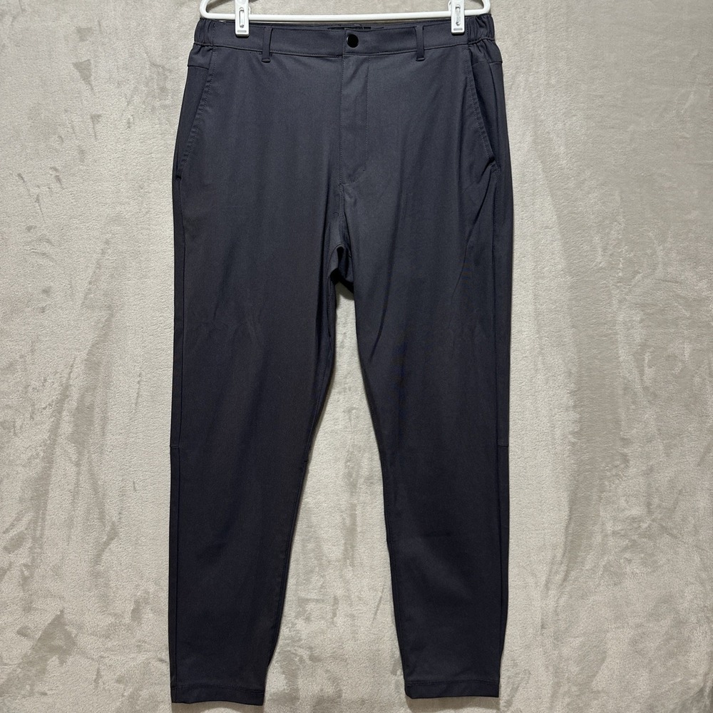 Cuts AO Jogger Pants Men L Gray Stretch Moisture Wicking Wrinkle Resistant Slim